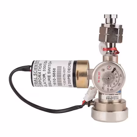 Regulador de gas con interruptor de presión