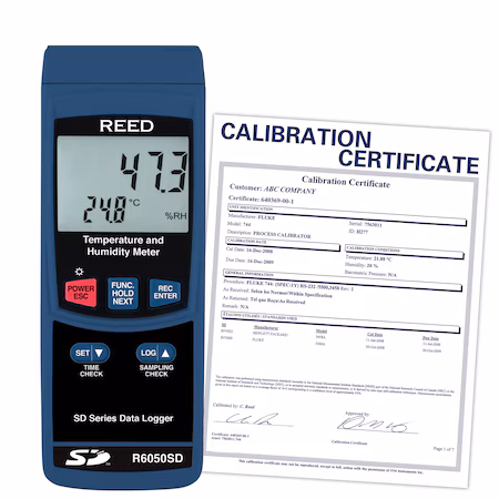 Termohigrómetro de registro de datos REED R6050SD A