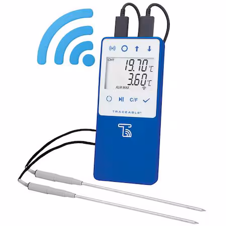 Termómetro de registro de datos WiFi TRACEABLE A