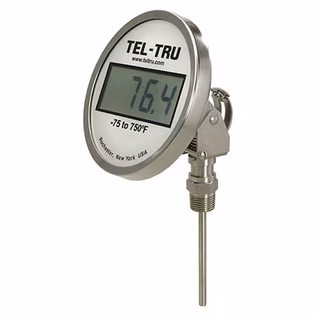 Termómetro Digital TEL-TRU con Vástago L A