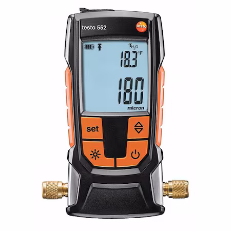 Vacuómetro digital 2 x 14 SAE Testo A