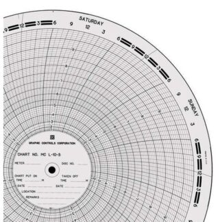 Circle Paper Chart, 0 to 10, PK100 B